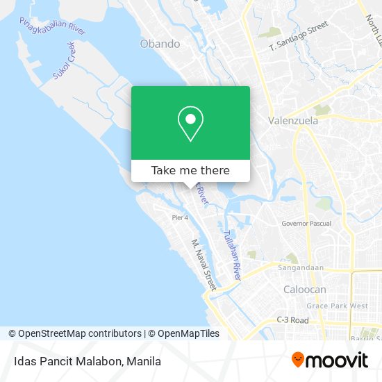 Idas Pancit Malabon map