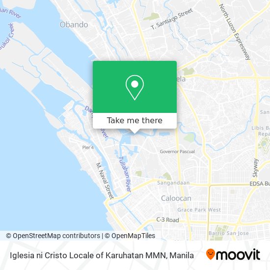 Iglesia ni Cristo Locale of Karuhatan MMN map