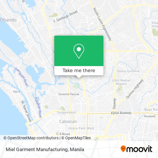 Miel Garment Manufacturing map