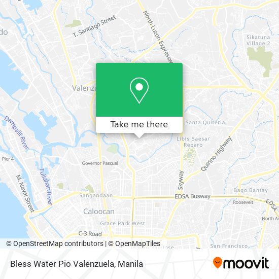 Bless Water Pio Valenzuela map