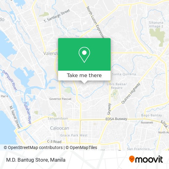 M.D. Bantug Store map
