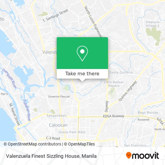 Valenzuela Finest Sizzling House map