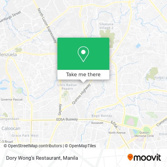 Dory Wong's Restaurant map