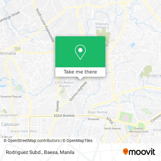 Rodriguez Subd., Baesa map