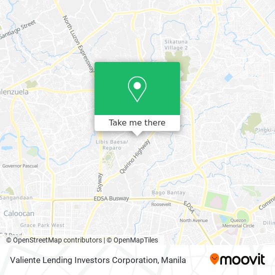 Valiente Lending Investors Corporation map