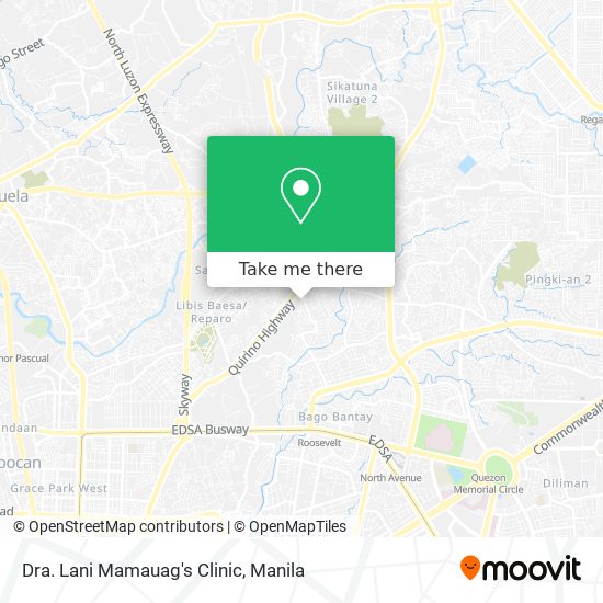Dra. Lani Mamauag's Clinic map