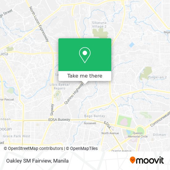 Oakley SM Fairview map