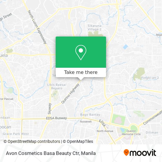 Avon Cosmetics Basa Beauty Ctr map