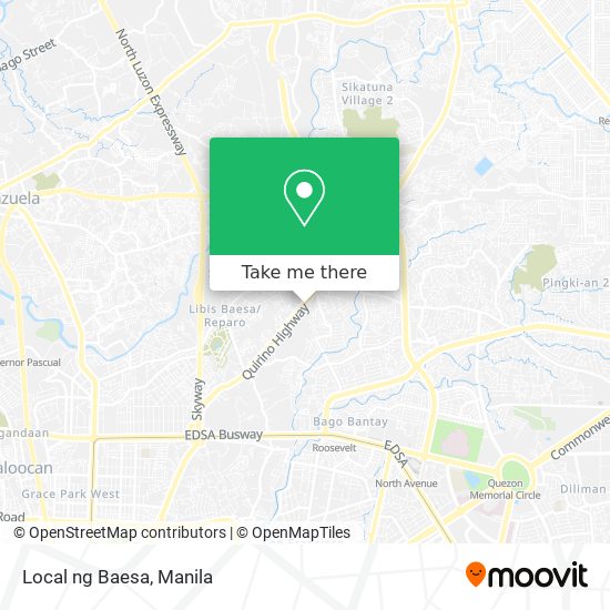 Local ng Baesa map