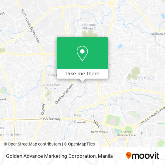 Golden Advance Marketing Corporation map