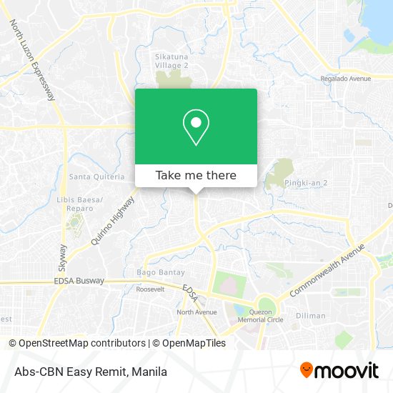 Abs-CBN Easy Remit map