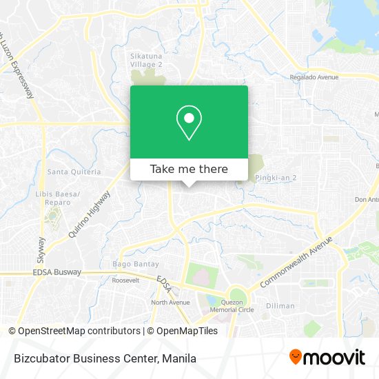 Bizcubator Business Center map