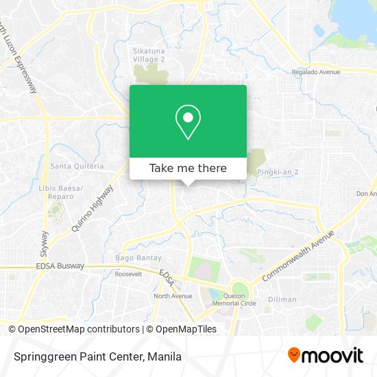 Springgreen Paint Center map