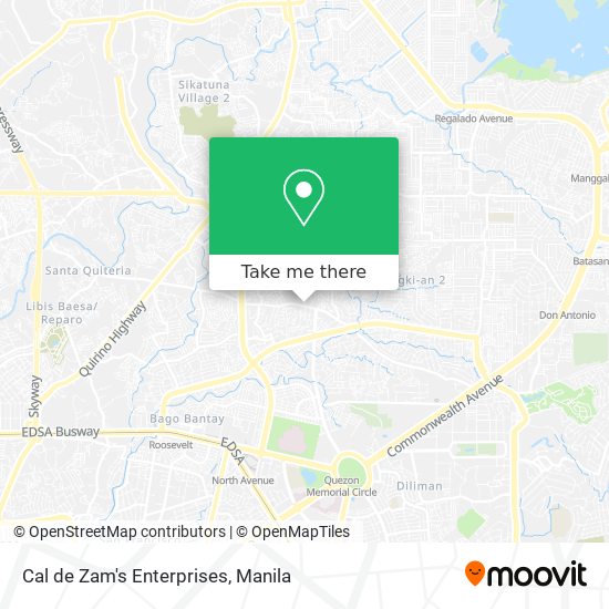 Cal de Zam's Enterprises map