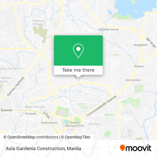 Asla Gardenia Construction map