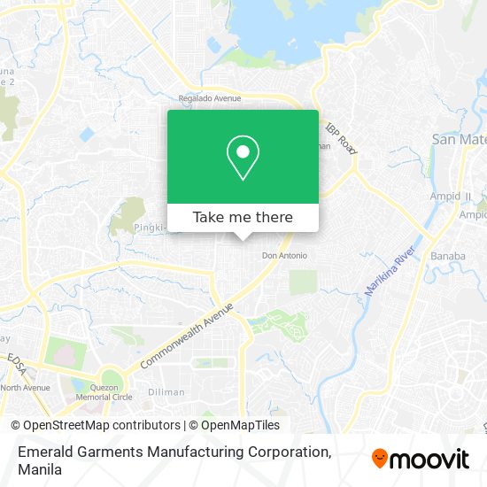 Emerald Garments Manufacturing Corporation map