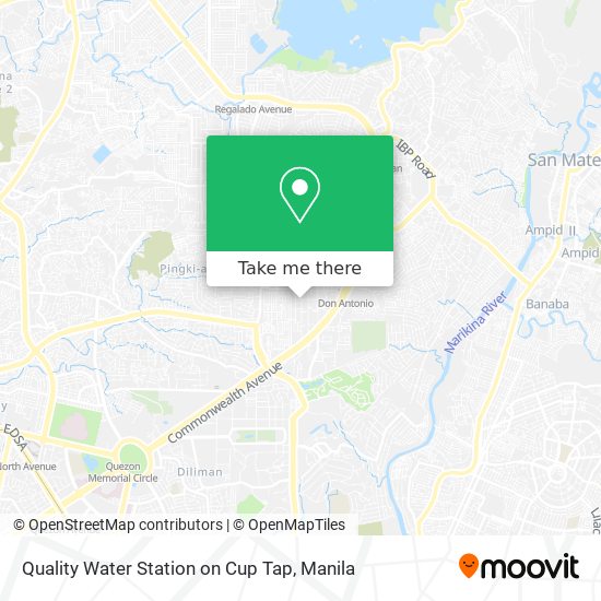 Quality Water Station on Cup Tap map