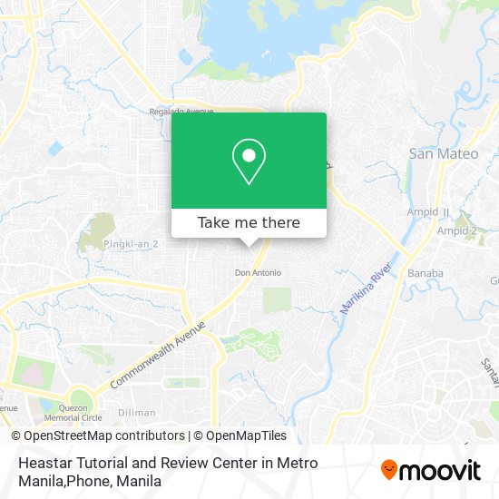 Heastar Tutorial and Review Center in Metro Manila,Phone map