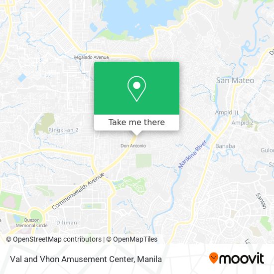 Val and Vhon Amusement Center map