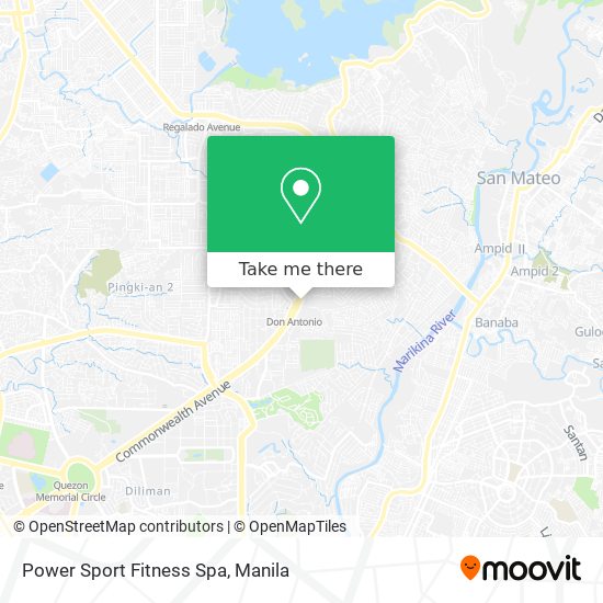 Power Sport Fitness Spa map