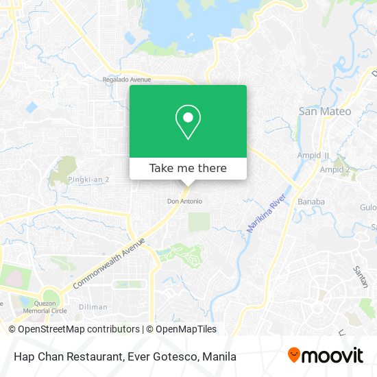 Hap Chan Restaurant, Ever Gotesco map