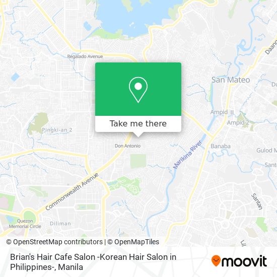 Brian's Hair Cafe Salon -Korean Hair Salon in Philippines- map
