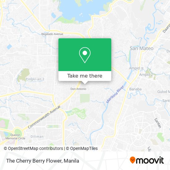 The Cherry Berry Flower map