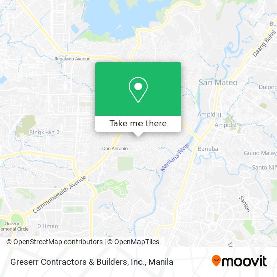 Greserr Contractors & Builders, Inc. map