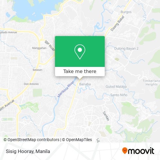 Sisig Hooray map