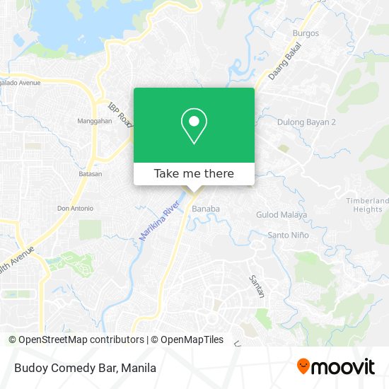 Budoy Comedy Bar map