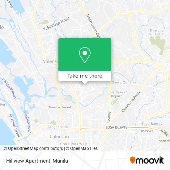 Hillview Apartment map