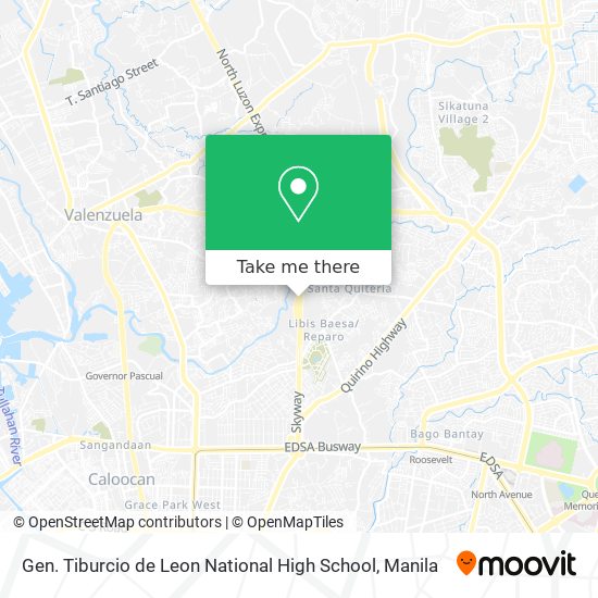Gen. Tiburcio de Leon National High School map