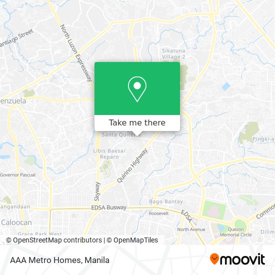 AAA Metro Homes map