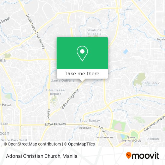 Adonai Christian Church map