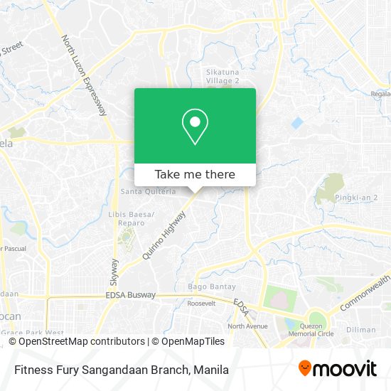 Fitness Fury Sangandaan Branch map