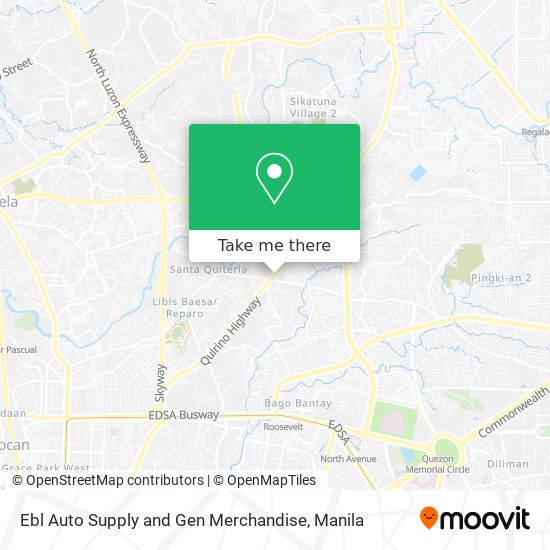 Ebl Auto Supply and Gen Merchandise map