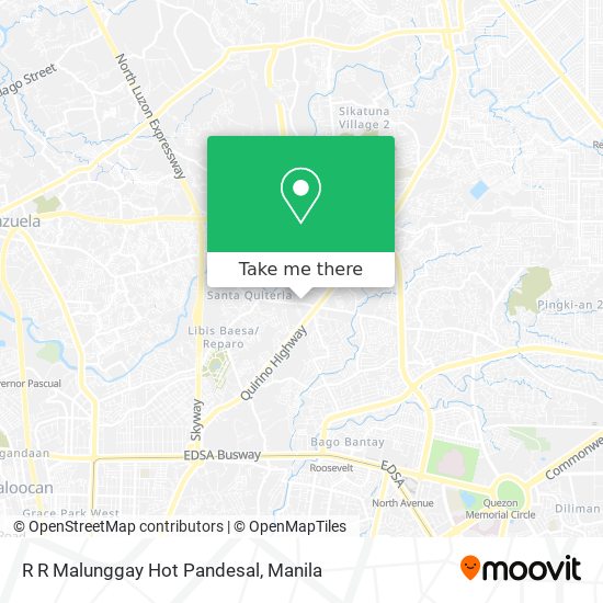 R R Malunggay Hot Pandesal map