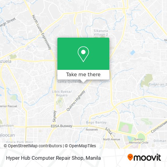 Hyper Hub Computer Repair Shop map