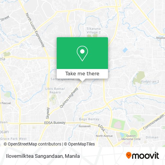 Ilovemilktea Sangandaan map