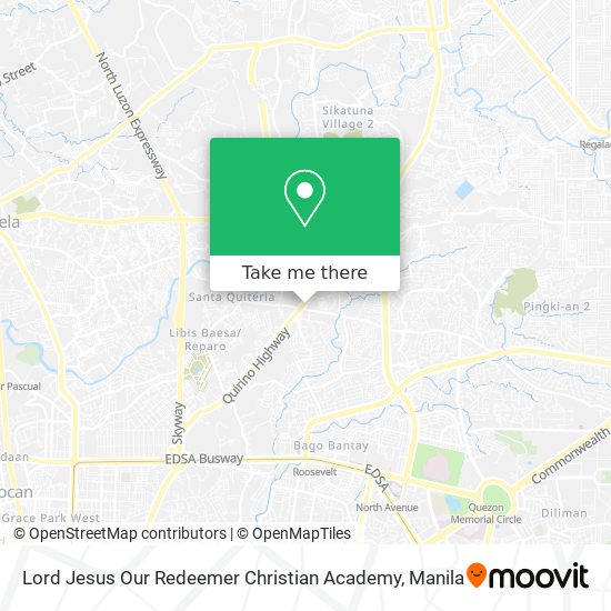 Lord Jesus Our Redeemer Christian Academy map