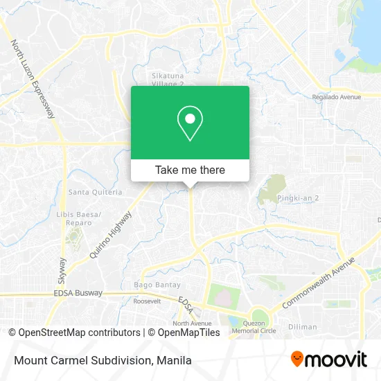 Mount Carmel Subdivision map