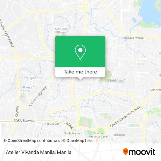 Atelier Vivanda Manila map