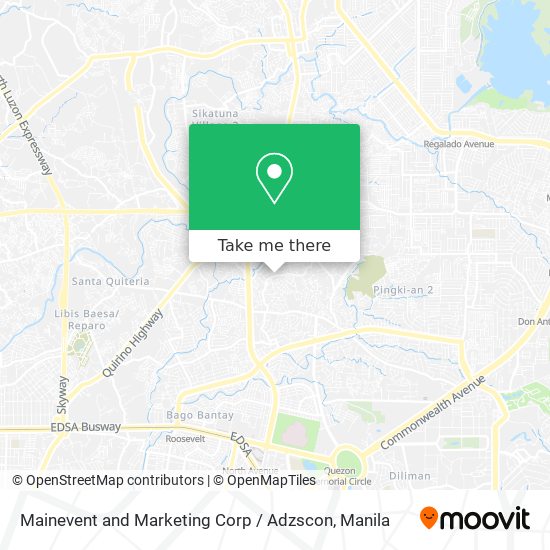 Mainevent and Marketing Corp / Adzscon map