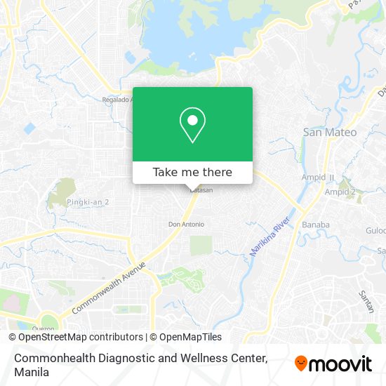 Commonhealth Diagnostic and Wellness Center map