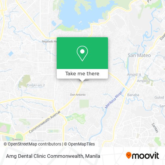 Amg Dental Clinic Commonwealth map
