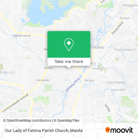 Our Lady of Fatima Parish Church map