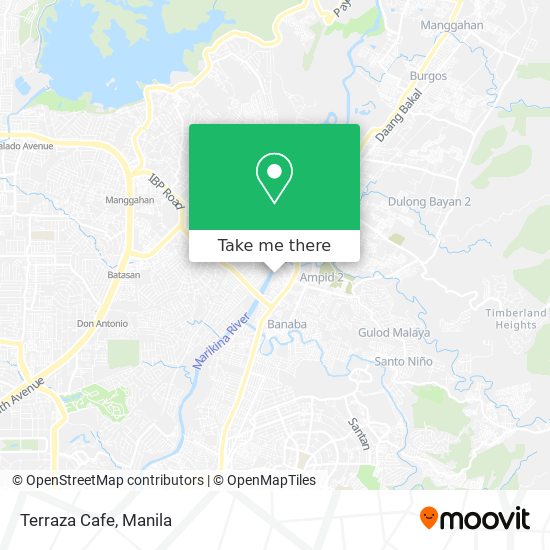 Terraza Cafe map