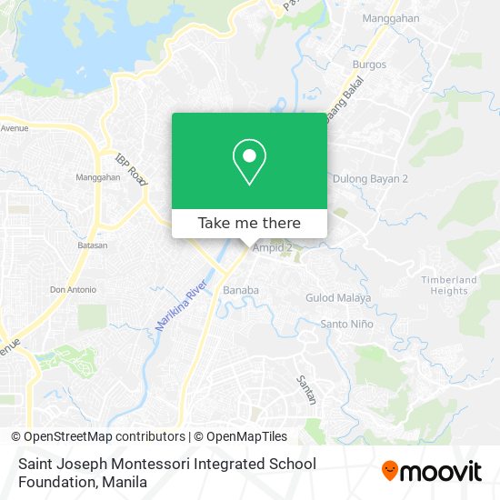 Saint Joseph Montessori Integrated School Foundation map