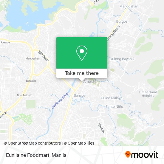 Eunilaine Foodmart map