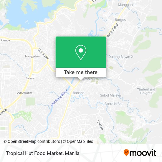 Tropical Hut Food Market map